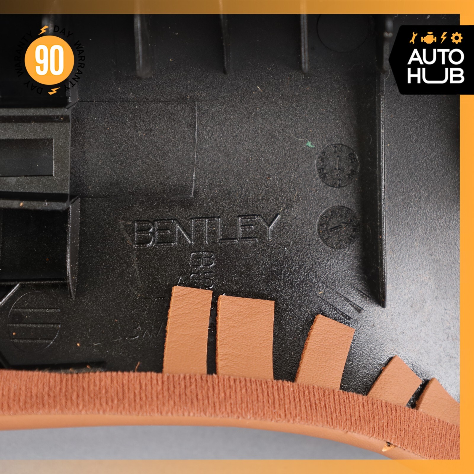 07-11 Bentley Continental GTC Front Right Side A-Pillar Trim Cover OEM 46k
