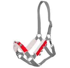 Christmas Santa Red And White Fleece With Bells Halter Attachment Kit HHK-960