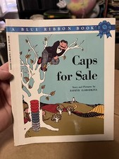 1987 CAPS FOR SALE by ESPHYR SLOBODKINA PAPERBACK BOOK -  Reading Rainbow Title