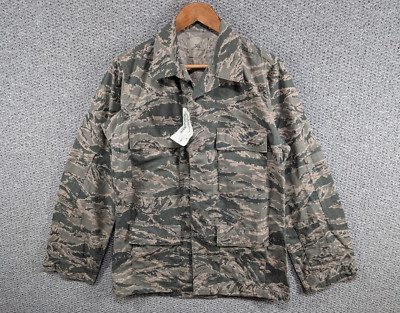 Original US Air Force Herren Grau Tiger Camo Utility Field Cargo Mantel Jacke 36