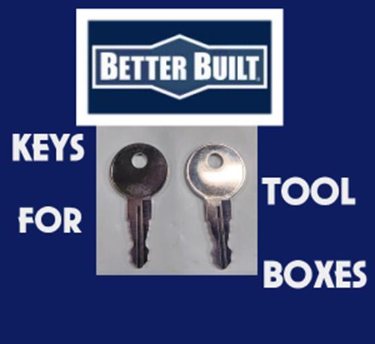 CH508 BETTER BUILT SET OF 2 REPLACEMENT KEYS DELTA JOBOX DEWALT TRUCK ...