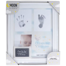 Newborn Baby Print Picture Frame Collage Frame Kit Ink Pad Hand Footprint