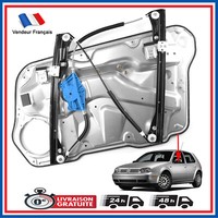 Mechanismus Fensterheber Vorne Links FüR VW Bora Golf 4 Mit Schild 1JM898461