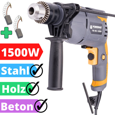 Bohrmaschine Schlagbohrmaschine Schlagbohrer Elektro Bohrhammer Schrauber 1500W