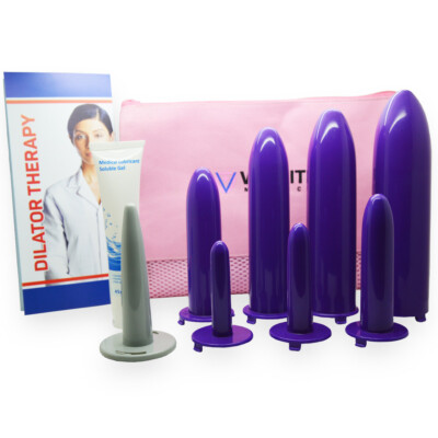 Vaginal Dilator Set - Vaginismus Pelvic Kegel Tightener With Lube