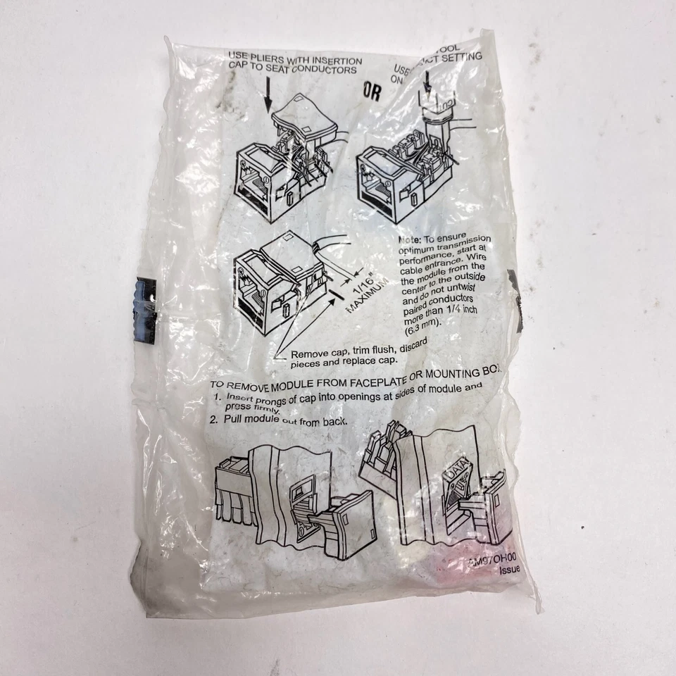 CommScope 108232703 | MPS100E-112 Cat 5e Wall Jack, Orange - Image 4 of 4