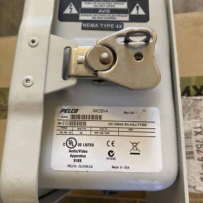 Pelco WCS1-4 Outdoor Security Camera Power Supply 4 Amp 120/240 V