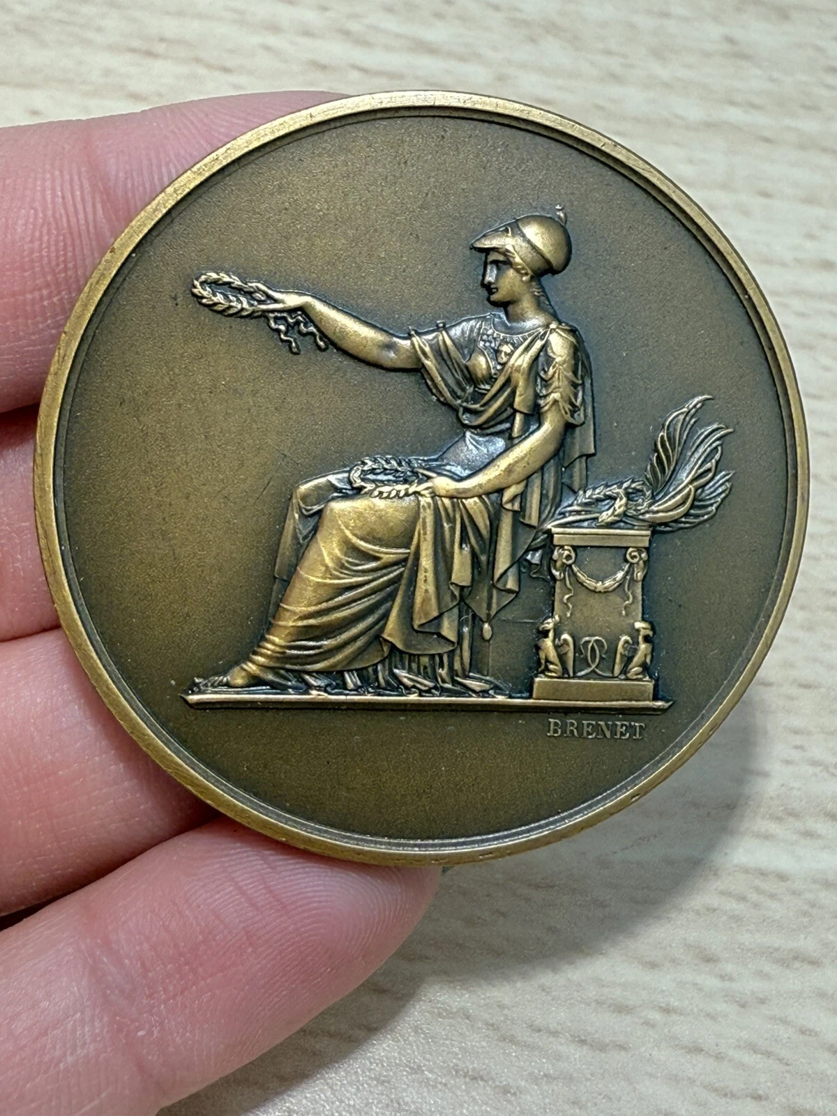Médaille En Bronze Association Pour L’Enseignement Secondaire Des Jeunes Filles