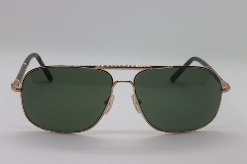 NUEVAS GAFAS DE SOL MONT BLANC MB 513S 30N DORADAS NEGRAS MARCOS AUTÉNTICOS MB513S 61-14 - Imagen 2 de 4