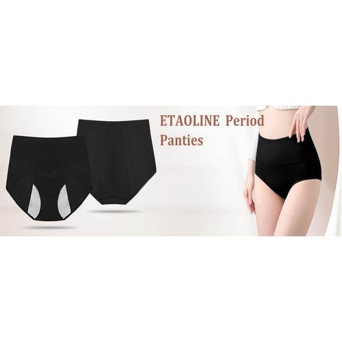 5 Pack Womes Period Panties Menstrual Leakproof Solid Lingerie Underwear Panty - Picture 6 of 21