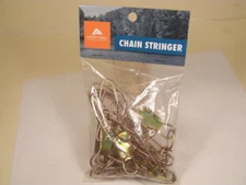 Ozark Trail 9-Snap Chain Brass Color fishing stringer