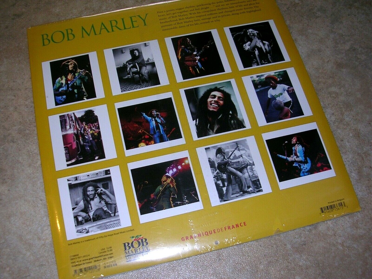 BOB MARLEY カレンダー Bob Marley - ART - 2025 Wall Calendar // Funny / Quirky