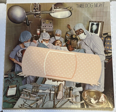Three Dog Night - Hard Labor - LP - DSD 50168 - Embossed Band-Aid