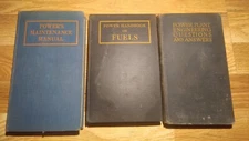 3 Vintage HC Power Plant Books 1925 & 1934