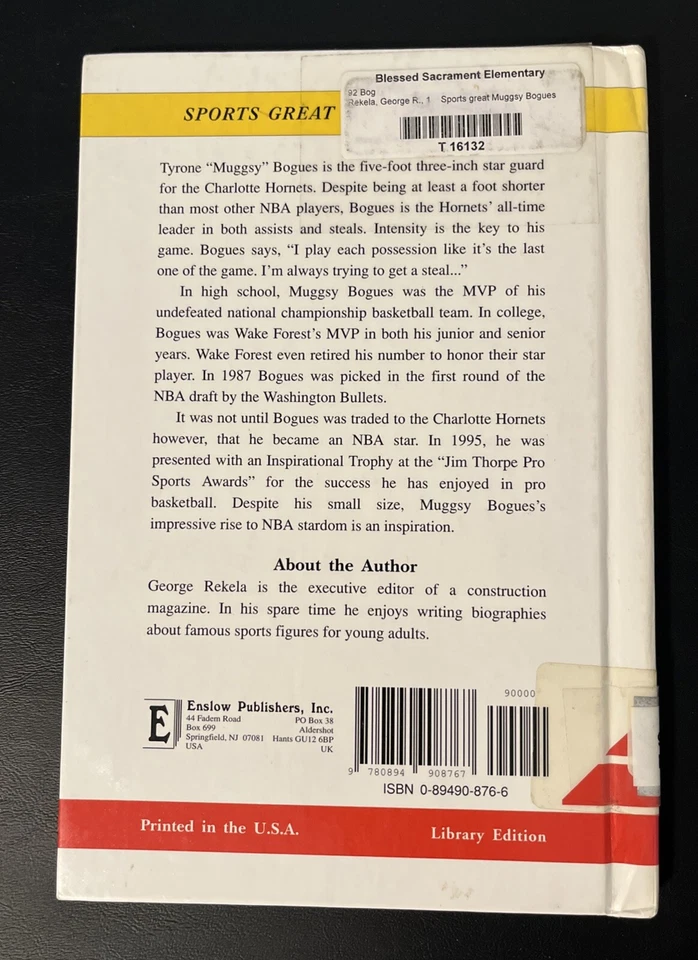 TYRONE "MUGGSY" BOUGES (CHARLOTTE HORNETS CVR, WAKE FOREST DEACONS) 1997 BOOK - Image 2 of 4