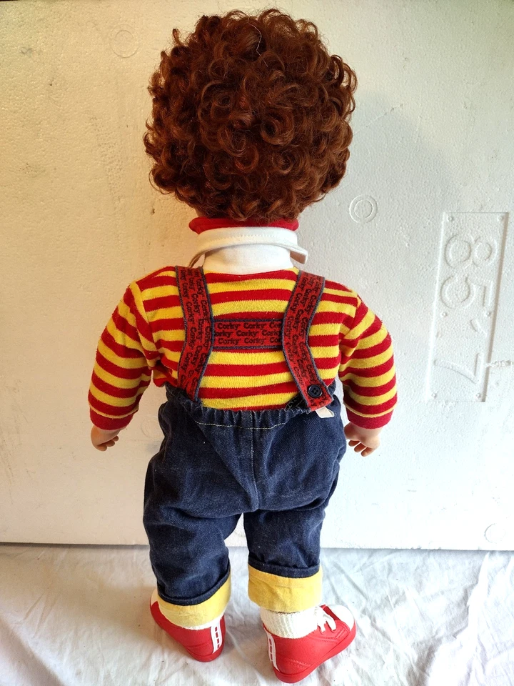 Vintage 1986 Playmates Corky Doll W/ Working Cassette Player Clean! - Image 4 of 4