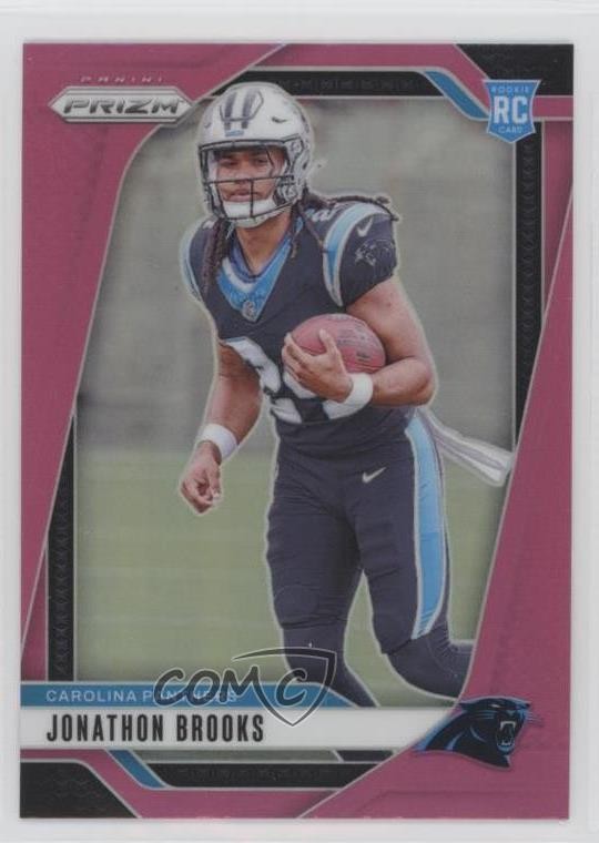 2024 Panini Prizm Rookies Pink Prizm Jonathon Brooks #357 2l4