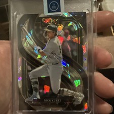 2025 Panini Select - Nick Kurtz Cracked Ice #102 Premier Level