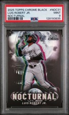 2025 Topps Chrome Black Nocturnal Luis Robert Jr. #NOC31 PSA 9
