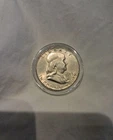 1953 50C Silver Franklin Half Dollar In Capsule