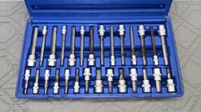 Cornwell Cbs2802s 28pc Hex Bit Socket Set 14 38 Sae Metric Case
