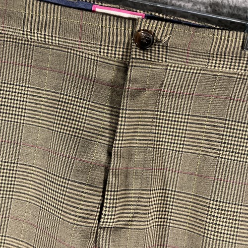 Pantalones de vestir cónicos a cuadros teñidos con hilo Scotch & Soda para hombre 38x34 (38x27 real) - Imagen 5 de 20