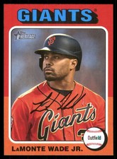 LaMonte Wade Jr. 2024 Topps Heritage #454 Giants MLB READ FREE SHIP AutographDen