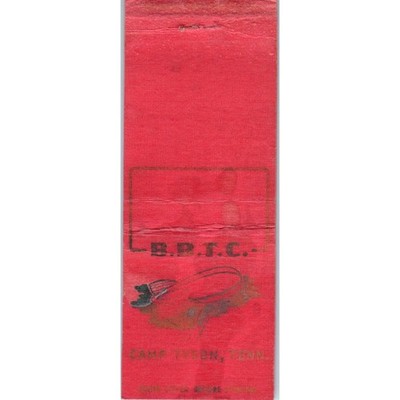 B.B.T.C. Camp Tyson Tennessee Vintage Matchbook Cover SD4-Y11