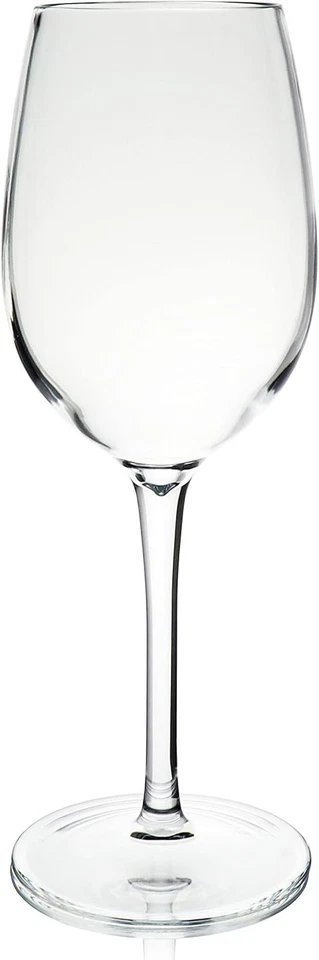 Unbreakable White Wine Glasses Tritan Plastic Dishwasher Safe 4 PK - Image 4 of 4