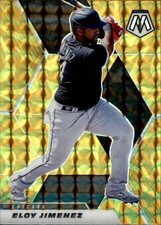 2021 Panini Mosaic #193 Eloy Jimenez Reactive Yellow