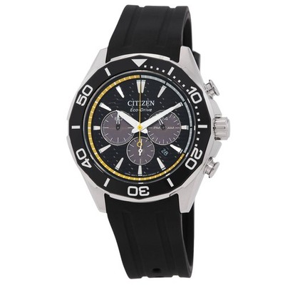 Citizen Endeavor Chronograph Quartz Black Dial Men's Watch CA4730-08E