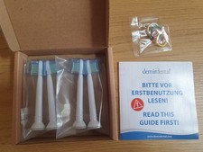 4x  Demirdental B&uuml;rstenk&ouml;pfe MINI HART WEI&szlig; (Sonicare/HX7044/Aufs&auml;tze/B&uuml;rsten)