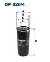 ÖLfilter Filtron OP 526/4 Anschraubfilter FüR Audi 4B2 C5 A6 M24X2 4B4 Avant 4B5