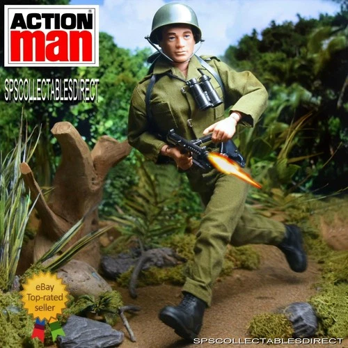 Vintage Palitoy Action Man Secret Mission to Dragon Island Figure 1975 FREE POST