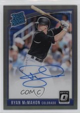 2018 Panini Donruss Optic Black Prizm 22/25 Ryan McMahon #RRS-RY Auto ez6
