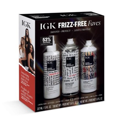 IGK Smoothing FRIZZ-FREE FAVES Smoothing Spray 3in1 
