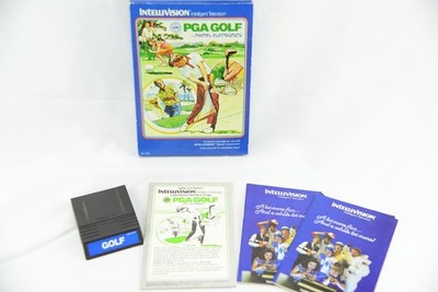 Mattel Electronics Intellivision PGA Golf Video Game Cartridge 1980 No 1816