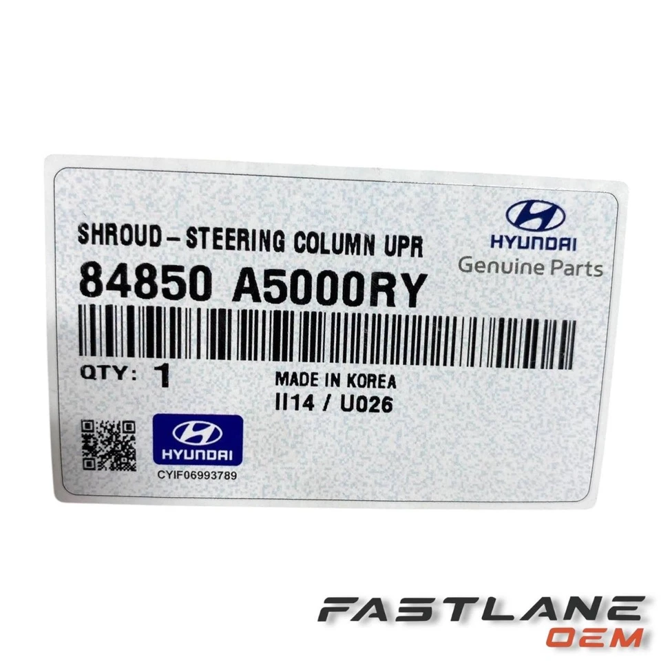 HYUNDAI ELANTRA GT 2013-2017 columna de dirección cubierta superior nuevo OEM 84850-A5000-RY Foto 4 de 4