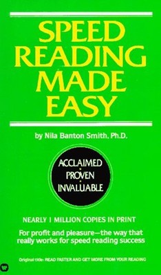Speed Reading Made Easy Mass Market Paperbound Nila Banton Smith