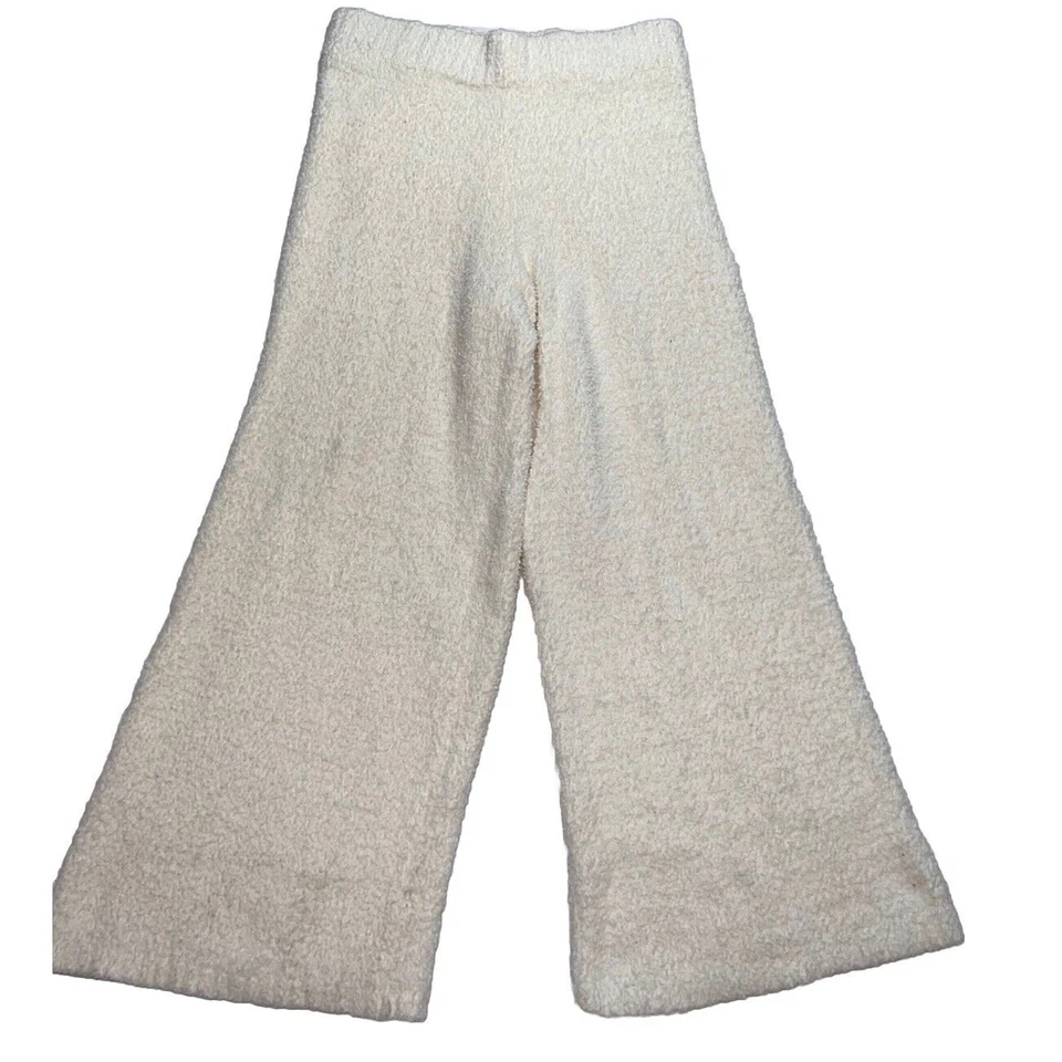 Pantalones Skims Acogedores Tejidos Boucle Talla Grande 4X/5X Hueso Tiro Alto Peluche Ropa de Salón Foto 2 de 4