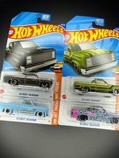 Hot Wheels  83 Chevy Silverado Lot of 4   1:64 Diecast Pickup Trucks New 
