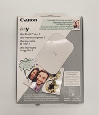 Canon IVY2 White Mini Photo Printer Bundle With 50 Sheets