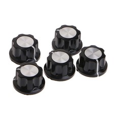 5 Pcs MF-A01 Potentiometer Knob Cap Inner 6mm Rotary Switch Bakelite WH118 WX050