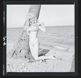 Bunny Yeager Estate Vintage Original Negative of Sandy Bowman