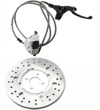 Rear Hydraulic Brake Caliper w/ Rotor for GY6 Go kart ATV Quad 125cc 150cc 140cc