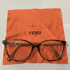 Fendi FF 0351 Eyeglasses FRAMES ONLY MOI Brown Cat Eye W/ Case