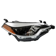 Passenger Side Headlight For Toyota Corolla 2014-2015 2016 Chrome Halogen Clear