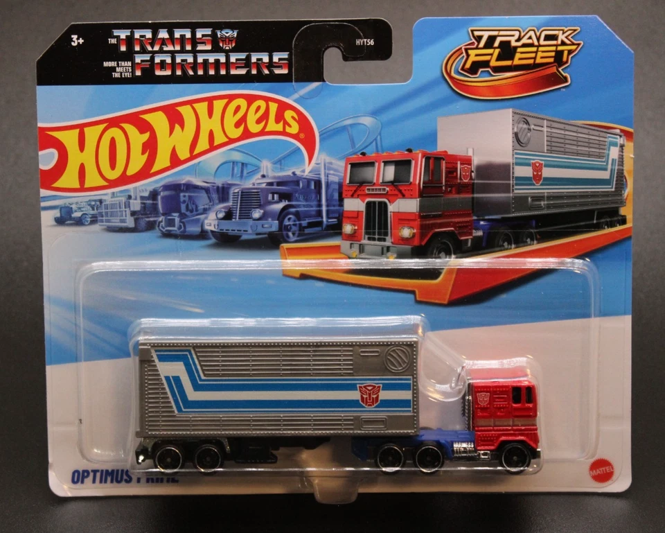 Hot Wheels - Track Fleet - Truck " Optimus Prime " Transformers - Neu&Ovp