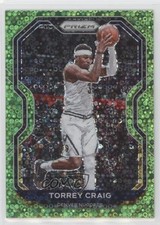 2020-21 Panini Prizm Fast Break Neon Green Prizm 3/5 Torrey Craig #7 w6g