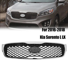 For 2016-2018 Kia Sorento L Lx Ki1200181 Front Bumper Upper Grille W/chrome Trim